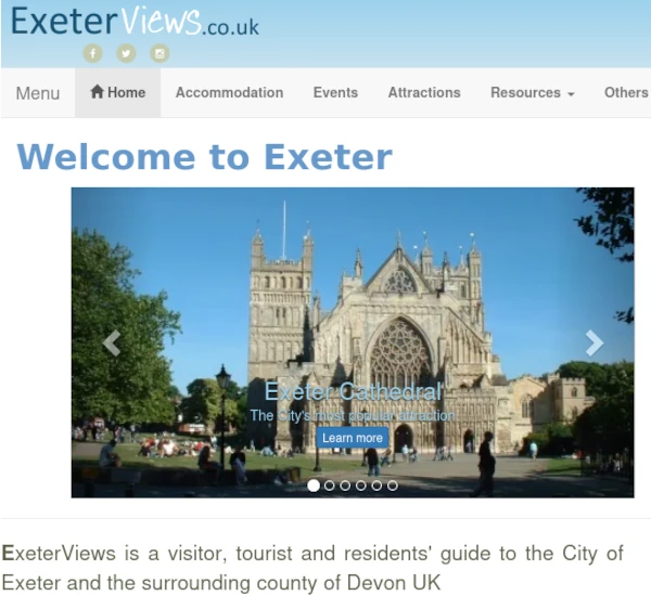Exeter – Visitor & Local Guide to Things to Do, Accommodation & Events