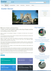 New Exeter home page