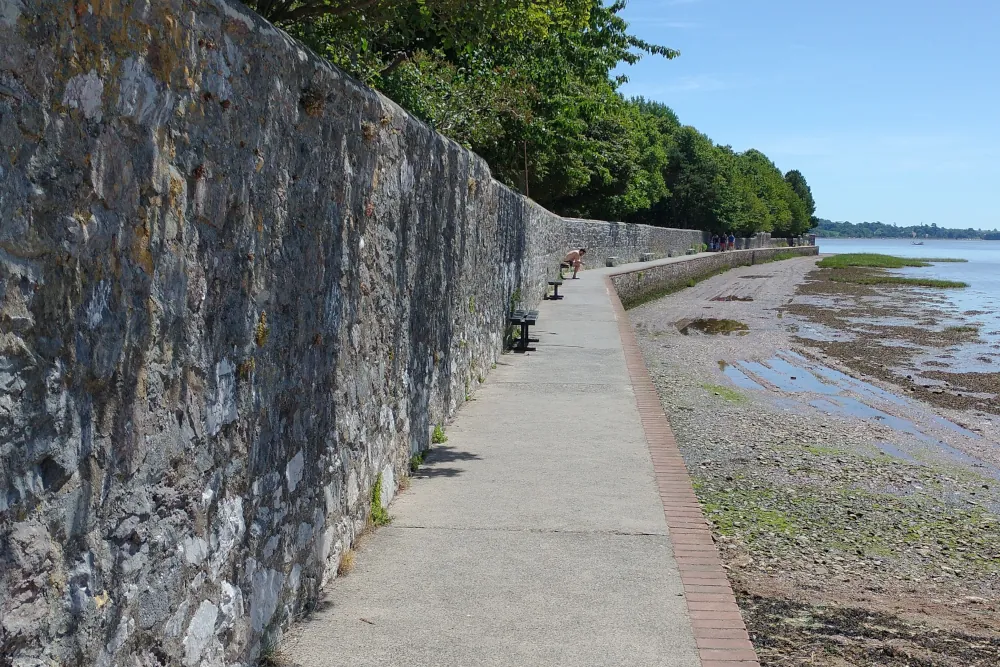 Plenty of places to rest and look out along the Goat Walk.
