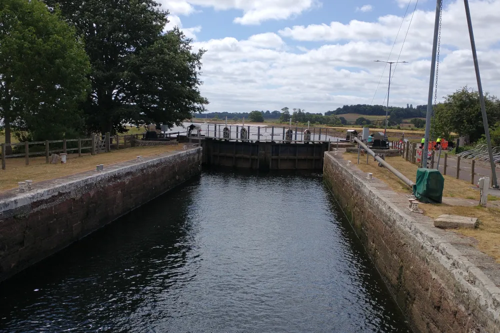Turf Locks beside the Exe Estuary