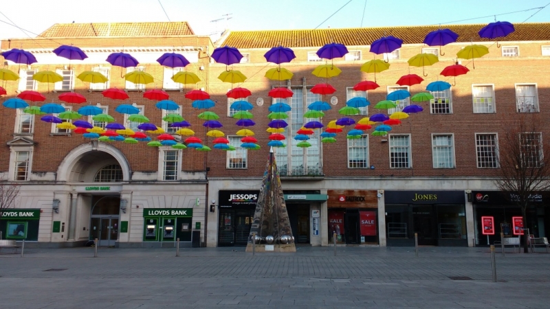 Exeter Umbrellas - High Street