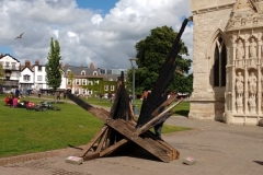 Hope and Renewal - Burnt Timber Sculpture